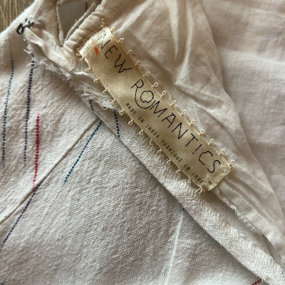 New Romantics White Ribbed Sleeveless Sundress - Picture 8 of 8